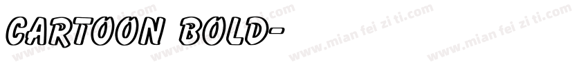 Cartoon Bold字体转换